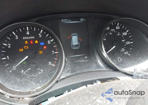 2017 Nissan Rogue Sv z USA, uszkodzony, nr VIN KNMAT2MV1HP602308